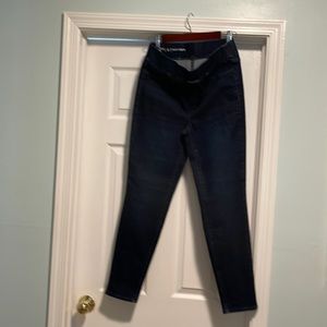 Talbots pull on jeggings blue denim size 8